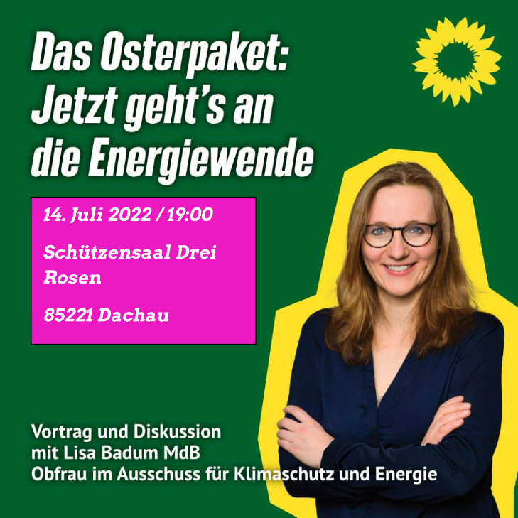 Das Osterpaket: Jetzt geht´s an die Energiewende/ Lisa vor Ort/ #Bayerntour