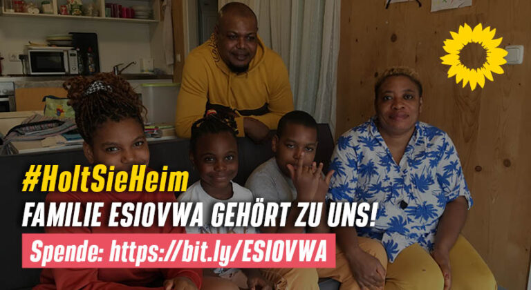 Spendenprojekt: Familie Esiovwa soll wiederkommen