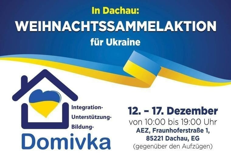 Weihnachtssammelaktion für Ukraine