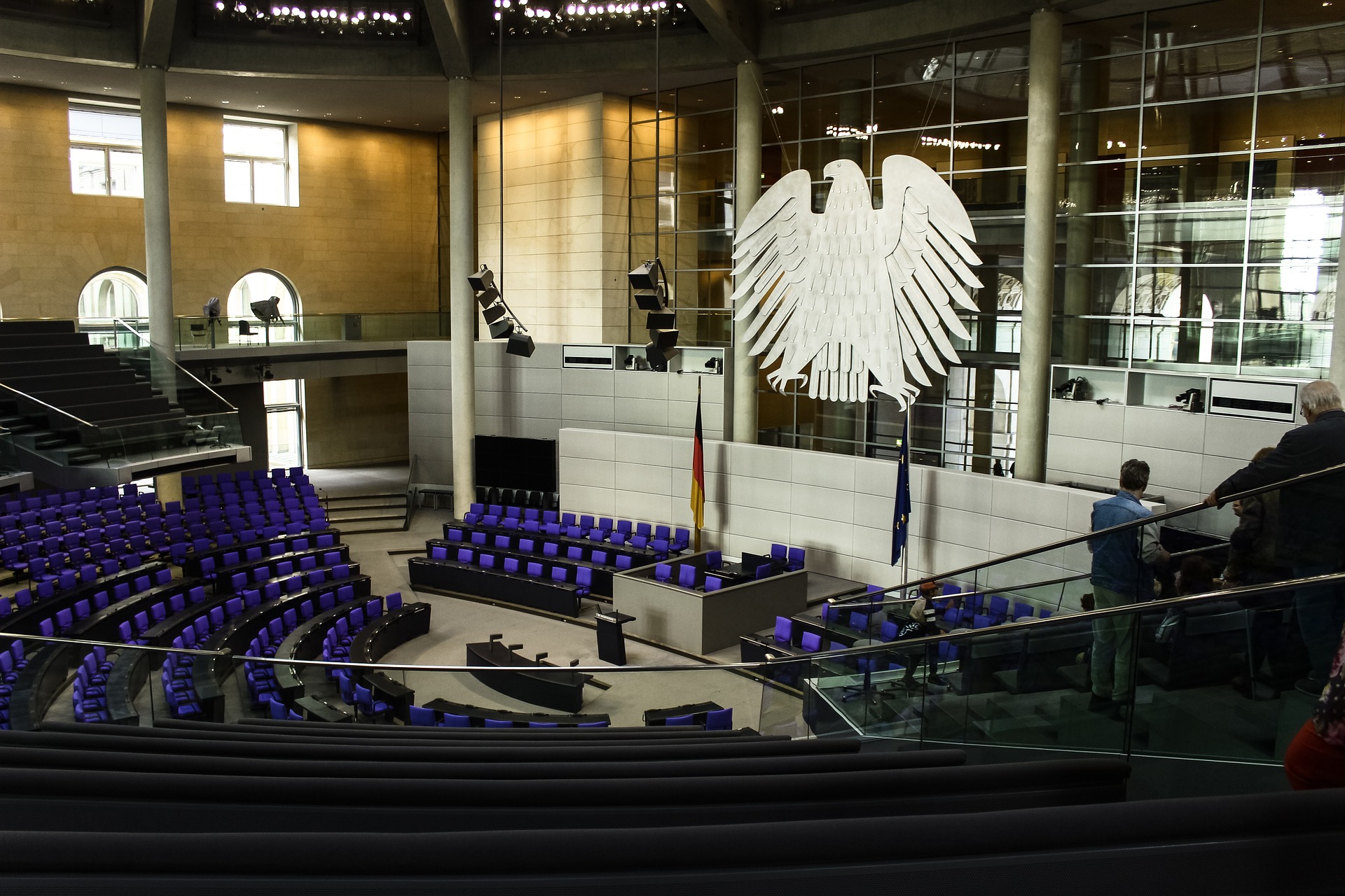 Bild vom Plenum im Bundestag